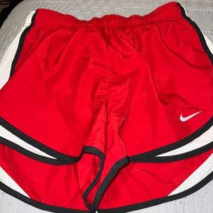Red Black & White Nike Athletic Shorts